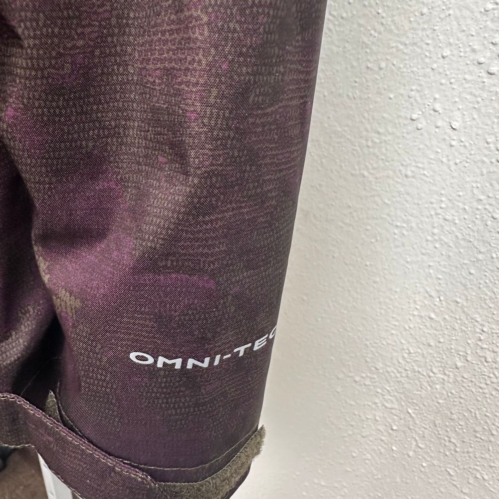 Columbia Woman Waterproof Lightweight Hoody Burgundy Omni Tech Jacket Size Small - Picture 7 of 15